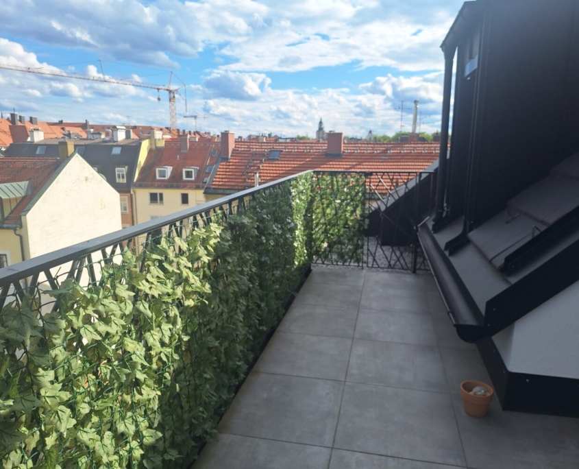 über den Dächern von München alle Einheiten mit Balkon oder Terrasse